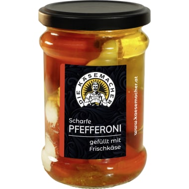 Die Käsemacher Scharfe Pfefferoni gefüllt