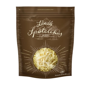 Vorarlberg Milch Ländle Spätzlekäse gerieben