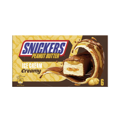 Snickers 6 Snickers Creamy Icecream
