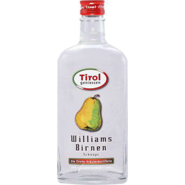 Die Tiroler Kräuterdestillerie Williams Birnen Schnaps 40%