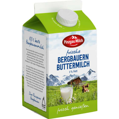 Pinzgau Milch Frische Bergbauern Buttermilch 1%
