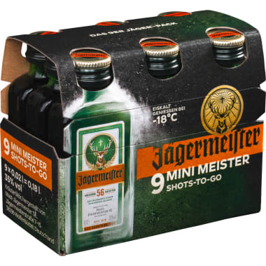 Jägermeister Kräuterlikör 35% 0,02 Liter