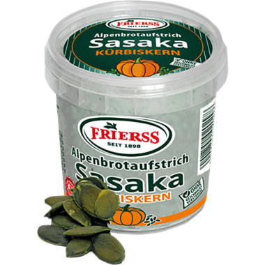 Frierss Sasaka Alpenbrotaufstrich Kürbiskern