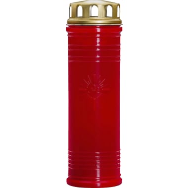 Wochenbrenner rot mit Deckel