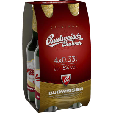 Budweiser Bier Original Tray 0,33 Liter