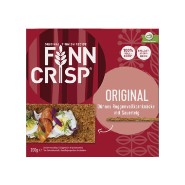 Finncrisp Knäckebrot Roggenvollkorn