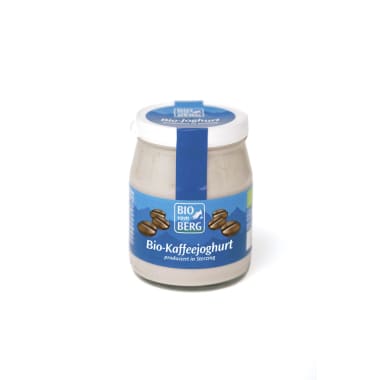 BIO vom BERG Bio Joghurt Kaffee Glas