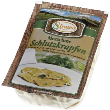 Strauss Schlutzkrapfen Spinat