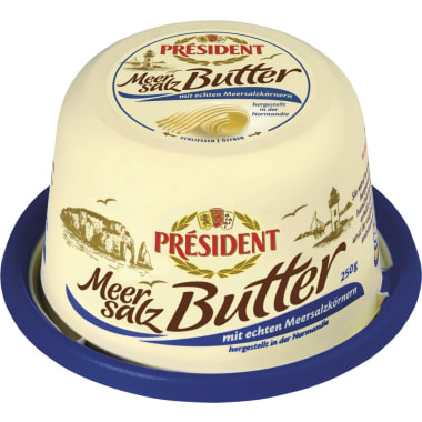 President Butter mit Meersalz