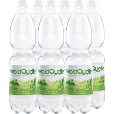 Waldquelle Mineralwasser spritzig Tray 1,5 Liter