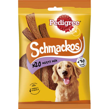 Pedigree Schmackos Multi 4 Sorten 20er-Packung
