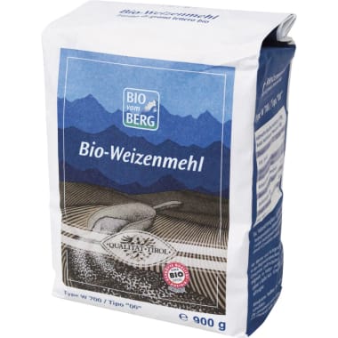 BIO vom BERG Tiroler Bio Weizenmehl W700 900g