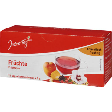 Jeden Tag Früchtetee