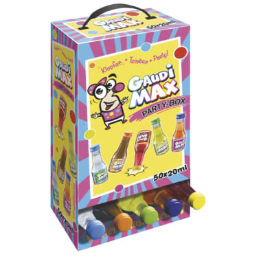Gaudi-Max Party-Box 20% 0,02 Liter