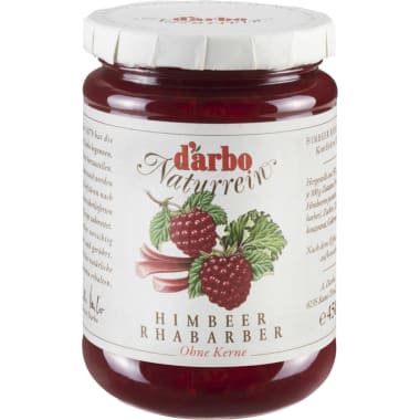 Darbo Naturrein Himbeer Rhabarber ohne Kerne