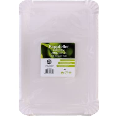 Pappteller Frischfaser