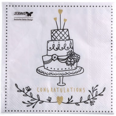 Kuwopa Servietten Happy Birthday 33 cm