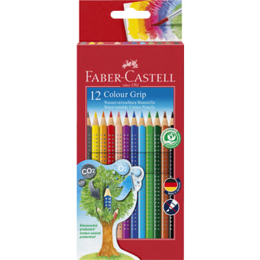 Faber Castell Farbstifte Colour Grip 12er-Packung