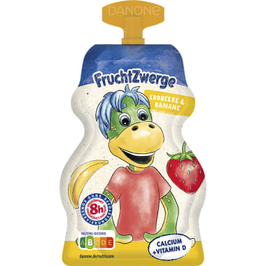 Danone FruchtZwerge go! Banane-Erdbeer