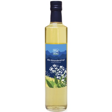 BIO vom BERG Bio Sirup Holunder 0,5 Liter