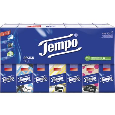 Tempo Taschentücher Classic 42x 10 Stück 4-lagig
