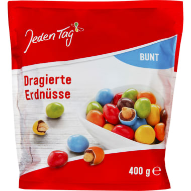 Jeden Tag Bunte dragierte Erdnüsse