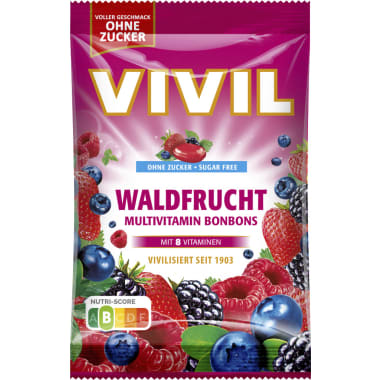 Vivil Waldfrucht Multivitamin Bonbons ohne Zucker