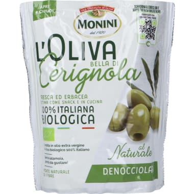 Monini Bio Oliven grün entsteint