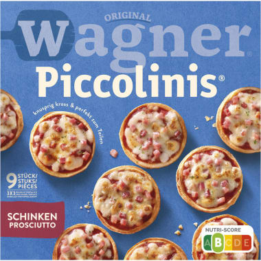 Wagner Piccolinis Schinken Pizza 9x 30 gr