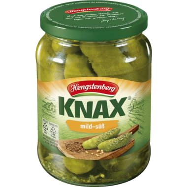 Hengstenberg Knaxgurken mild süß