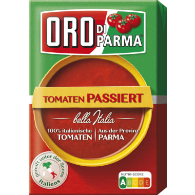 Oro di Parma Tomaten passiert