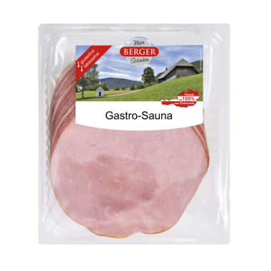 Berger Gastro-Saunaschinken geschnitten