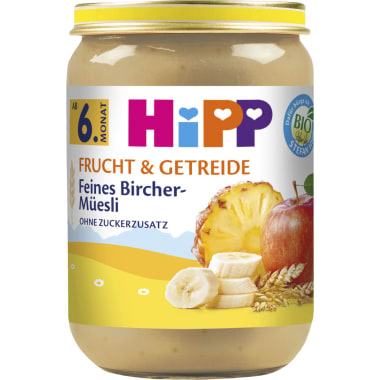 Hipp Feines Birchermüsli 6. Monat