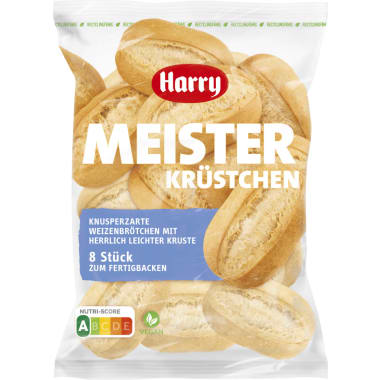 Harry Meister Krüstchen 8 Aufbackbrötchen