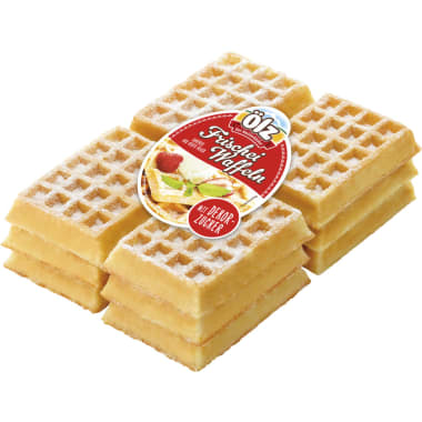Ölz Frischei-Waffeln gezuckert