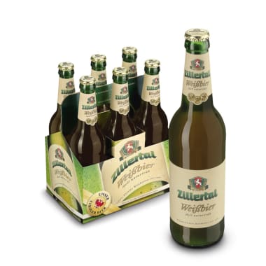 Zillertal Bier Weißbier Hell Tray 6x 0,5 Liter