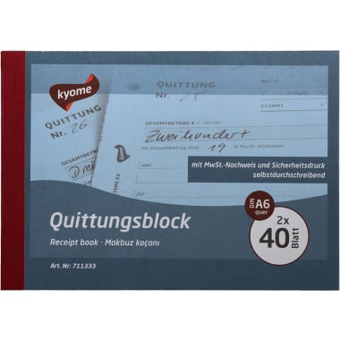 Quittungsblock A6