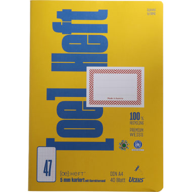 Ursus Heft Kariert A4 Nr. 14 40 Blatt