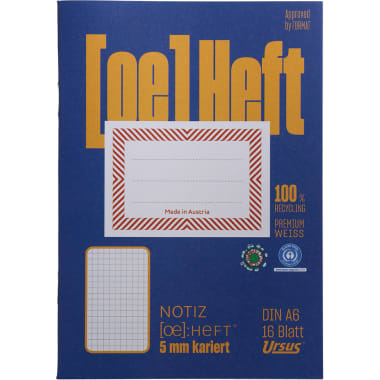 Notizheft A6/16 kar
