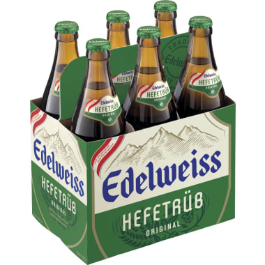 Edelweiss Weißbier Hefetrüb Tray 0,5 Liter