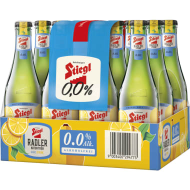 Stiegl Radler Zitrone alkoholfrei Tray 0,33 Liter