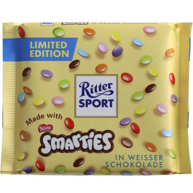 Ritter Sport Bunte Vielfalt Smarties Weiße Schokolade