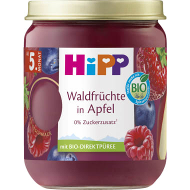 Hipp 5M Waldfrüchte in Apfel