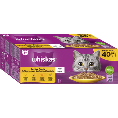 Whiskas Geflügelauswahl 40er-Packung