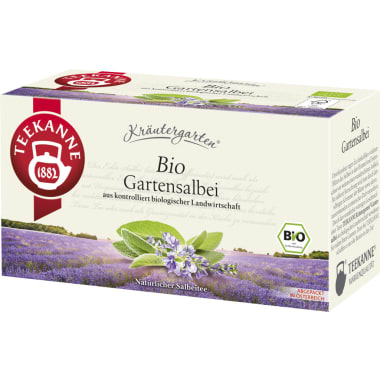 Teekanne Bio Kräutergarten Gartensalbei