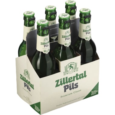 Zillertal Bier Pils Tray 6x 0,33 Liter