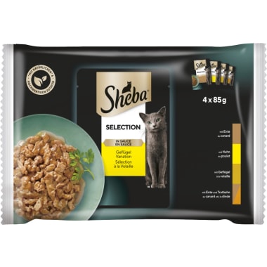 Sheba Selection in Sauce Geflügel 4x 85 gr