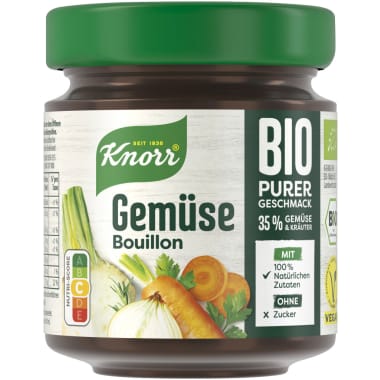 Knorr Bio Gemüse Bouillon Glas