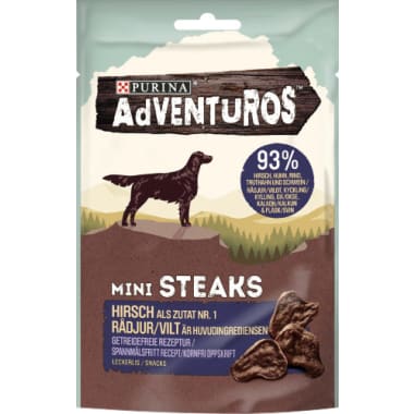Purina Adventuros Mini Steaks Hirsch