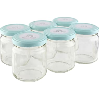 Westside Einkochgläser Rund 0,39 Liter 6er-Packung
